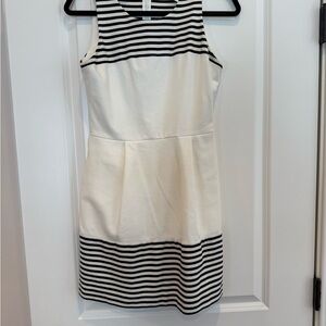 Madewell Black and White Striped Top